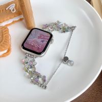 【Hot Sale】 iwatch8 strap sense crystal bracelet suitable for apple watch s7654se fragrance female butterfly