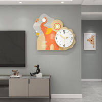 Minimalist Nordic Modern Quartz Wall Clock, Creative Mute แฟชั่นนาฬิกาช้างบ้านห้องนั่งเล่นร้านอาหาร Entrance ตกแต่ง Wall Watch