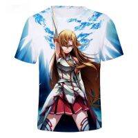 Anime Sword Art Online 3d Printed T-shirt Men/women Fashion Harajuku Style Popular Short Sleeve Streetwear Tee