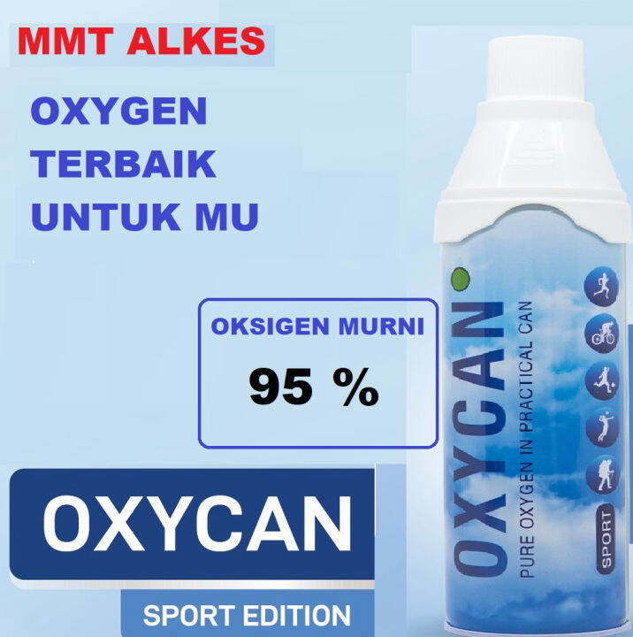 Oxycan Sport 600 Cc Kaleng Tabung Gas Oksigen Portable | Lazada Indonesia