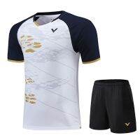 Victor YONEX Suits the new badminton mens short sleeve blouse T-shirt uniform shorts quick-drying breathable custom lettering