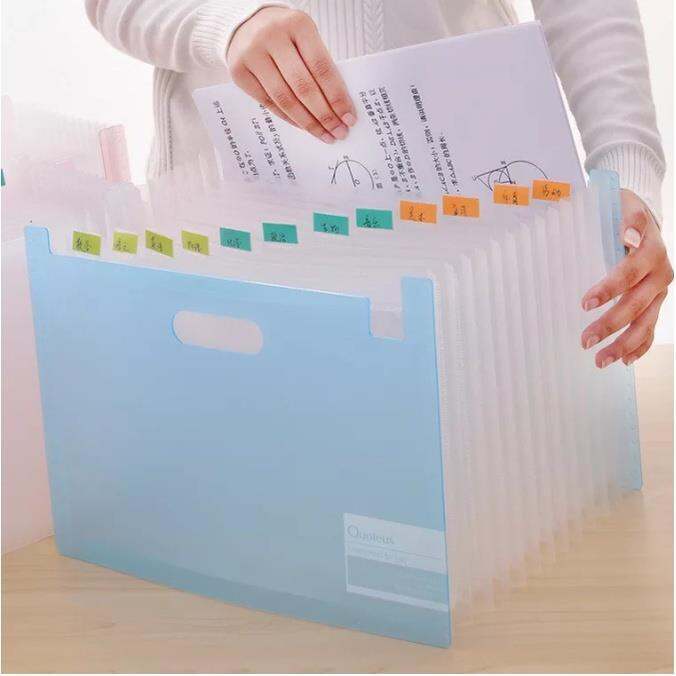 LLP A4 Size 13 Accordion Expanding / Expandable Document File Folder