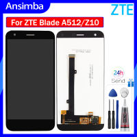 Ansimba หน้าจอต้นฉบับสำหรับ A512 ZTE เบลด,ใบมีด A512แอลซีดีแสดงผลหน้าจอสัมผัสสำหรับ ZTE เบลด A512จอสำรอง