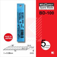 NT Cutter ใบคัตเตอร์ รุ่น BD-100 ปลายแหลมขนาด 9 มม.