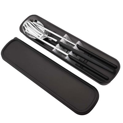 Dinnerware Set Flatware Kitchen Accessories Camping Travel Set Fork Spoon Chopsticks Portable Tableware Cutlery Sets With Case Flatware Sets