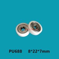 Pulley10pcs ลูกกลิ้งล้อไนล่อนตลับลูกปืนพลาสติก8*22*7มม. รอกไนลอนพลาสติก688 688สำหรับเครื่องพิมพ์3d