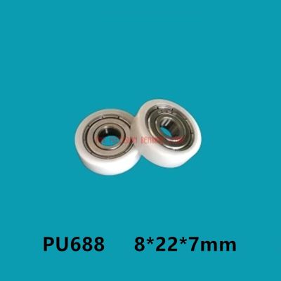 Pulley10pcs ลูกกลิ้งล้อไนล่อนตลับลูกปืนพลาสติก8*22*7มม. รอกไนลอนพลาสติก688 688สำหรับเครื่องพิมพ์3d