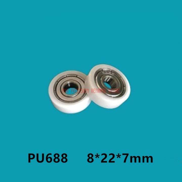 pulley10pcs-ลูกกลิ้งล้อไนล่อนตลับลูกปืนพลาสติก8-22-7มม-รอกไนลอนพลาสติก688-688สำหรับเครื่องพิมพ์3d