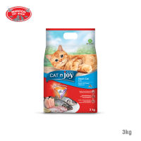 [MANOON] CAT N JOY  Adult Ocean Fish Mix อาหารสำหรับแมว รสปลาทะเล 3 กิโลกรัม