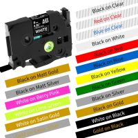 ✻ 1PC Multicolor 12mm Tze Tape Compatible Brother P-touch Label Printers Tze231 Tze-231 Tze PT Label Ribbon Cassette Tze 231