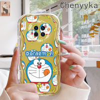 เคส Chenyyka สำหรับ Huawei Mate 30 Pro Mate 40 Pro P30 P40การ์ตูนน่ารักลายโดราเอมอนดีไซน์ใหม่เนื้อครีมขอบคลื่นเคสมือถือกันกระแทกแบบใสนิ่มเคสโปร่งใสลายกล้องถ่ายรูปเรียบง่ายอ่อนโยนฝาครอบป้องกัน