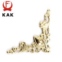 30PCS KAK Metal Angle Corner Brackets Gold Bronze 40mm Notebook Cover For Menus Photo Frame Furniture Decorative Protector