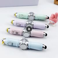 Creative Fingertip Gyro Turning Pen Mini Multi Function Touch LED Ballpoint Pen Cool Pen Luminous Stylus Decompression Pen