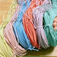 ♛❆ 20 Meters DIY hand-made hair ornament material hair cord with Korean spring color hexagonal high elastic rubber band material