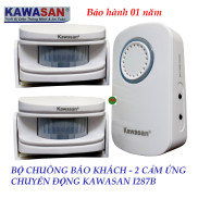 Bộ chuông báo khách 2 cảm biến hồng ngoại không dây KAWASAN i287B