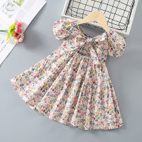 Girls Floral Dresses 2022 New Fashion Sweet Kids Flowers Costumes Children Sleeveless Vestidos Toddler Baby Clothing