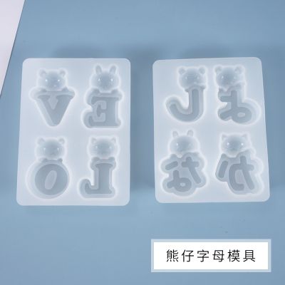 [COD] Epoxy Mold Aberdeen Alphabet Ornament Silicone Wholesale