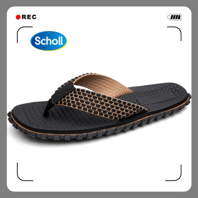Scholl รองเท้าสกอลล์-ไบโอ ดอนนี่ เมน Beckham II รองเท้าแตะคีบ ผู้ชาย รองเท้าสุขภาพ นวัตกรรม Biomechanics รองรับอุ้งเท้า สำหรับภาวะเท้าแบน9201