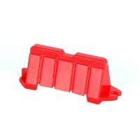 50 Piece RC Car Drift Racing Track Road Barrier Traffic Fence Red &amp; White Plastic DIY Parts for 1/16 1/18 1/28 RC Truck