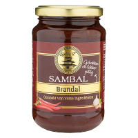 Sambal Brandal 375 g. - Indonesian/Malaysian chili sauce. Weight 375 g./น้ำพริกอินโด/มาเลย์ สูตร บรันดอล 375 กรัม