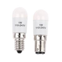 BA15D หลอดไฟ LED เย็บผ้า1ชิ้น/หลอดไฟ E14 AC 110-240V 1W Mesin Jahit Rumahan หลอดโคมไฟ