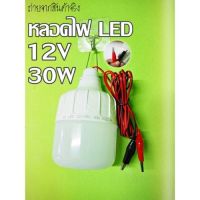 1ชิ้น หลอดไฟคีบแบตเตอรี่สำเร็จรูป 12V 30W หลอดไฟตั้งแคมป์ หลอดไฟแคมป์ปิ้ง ส่งจากไทย สินค้าพร้อมจัดส่ง