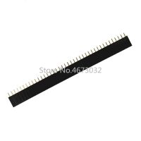 10PCS 1X40 PIN Single Row Straight FEMALE PIN HEADER 2.54MM PITCH Strip Connector Socket 140 40p 40PIN 40 PIN FOR PCB arduino