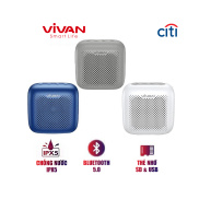 Loa TWS Bluetooth 5.0 VIVAN VS1 Chính Hãng Chất Âm Tốt Bass Mạnh Chống