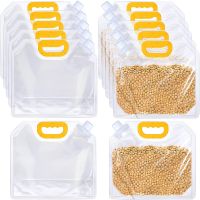 1.5-5L Portable Food Packaging Bag Reusable Grain Sealed Bag Insect-proof Moisture-proof Fresh-keeping Storage Bag Kitchen Tools