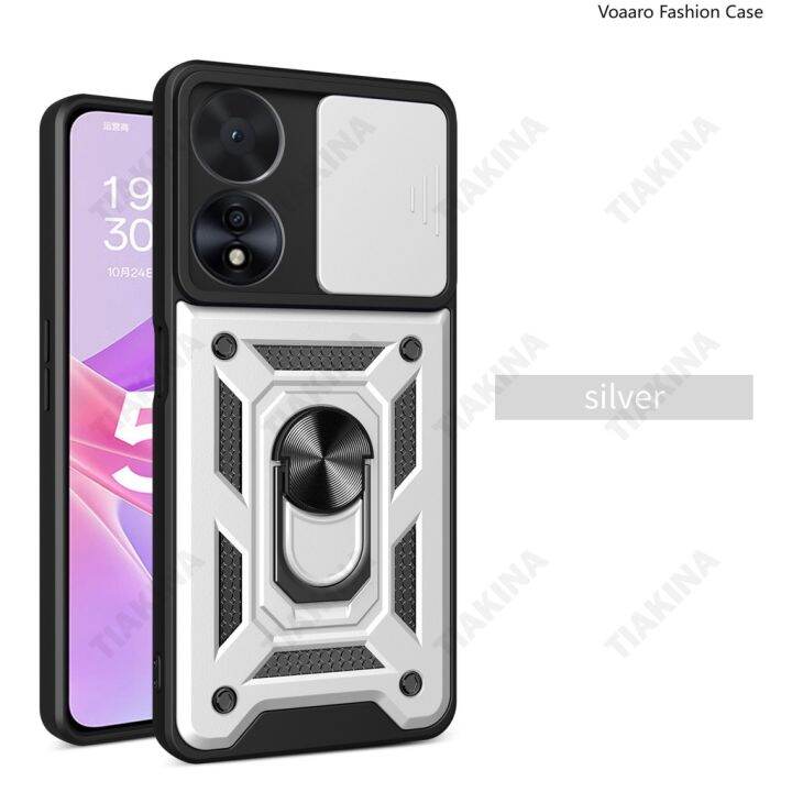 เกราะกันกระแทกสำหรับ-oppo-a18-a98-a78-a58-a38-nfc-4g-5g-2023ปกป้องเคสโทรศัพท์ขาตั้งฝาครอบป้องกันเลนส์กล้อง