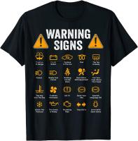 Funny Driving Warning Signs 101 Auto Mechanic Gift Driver Tshirt T Shirt Cotton Mens Tees