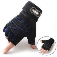 ▦﹉▲ Unisex Non-Slip Half FingerถุงมือBreathableถุงมือผู้ชายCreative Gymสินค้ากีฬาฟิตเนสฤดูหนาวสำหรับผู้หญิงขี่จักรยานCamping