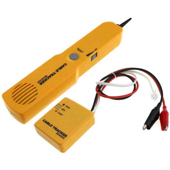 TI9P Yellow Wire Tracer Tone Generator and Probe Kit Continuity Tester ...