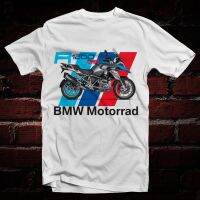 เสื้อยืดผ้าฝ้าย พิมพ์ลาย Bmw G 310 Gs R1200Gs M Series สีขาว สําหรับผู้ชาย VVB32EW12803 BN3D9WE23