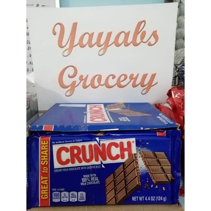 Nestle Crunch Giant Milk Chocolate Bar 124g Authentic Lazada PH