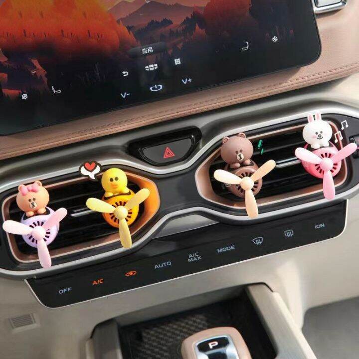 dt-hotsps-car-anime-freshener-cute-korean-cartoon-auto-perfume-bear-rotating-propeller-aromatherapy-animation-diffuser