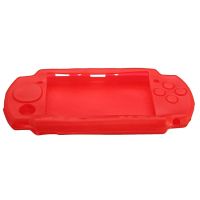 Silicone Skin Protective Soft Case Cover for Sony PlayStation Portable PSP 2000 3000 Red ซิลิโคน พีเอสพี สีแดง