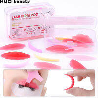 8คู่ซิลิโคน Eyelash Perm Pad รีไซเคิล Lashes Rods Shield Lifting Eyelash Curler อุปกรณ์แต่งหน้าเครื่องมือพร้อมกล่อง