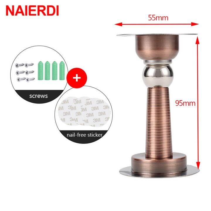 lz-๑-naierdi-stainless-steel-door-stopper-bathroom-magnetic-door-stop-heavy-duty-floor-wall-mount-wind-proof-door-holder-hardware