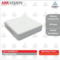 เครื่องบันทึกกล้องวงจรปิด HIKVISION  2 MP 4 CH DS-7104HQHI-K1(S) ใช้ร่วมกับกล้องที่มีไมค์ได้