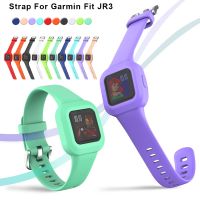 Kid Strap Case For Garmin Fit JR3 JR 3 GarminFit Watchband Replacement Straps Soft Silicone Children Watch Accessories Belt