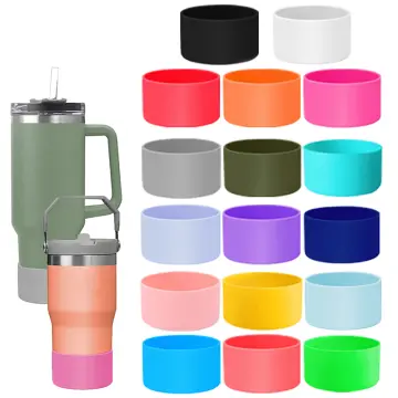 2Pcs 40 oz Silicone Boot for Protective Water Bottle Bottom Sleeve Cover  Stanley