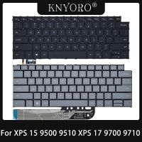 brand new US Layout Backlit Keyboard For Dell XPS 15 9500 9510 XPS 17 9700 9710 Precision 5550 5560 5750 5760 English Keyboard Gray/Black