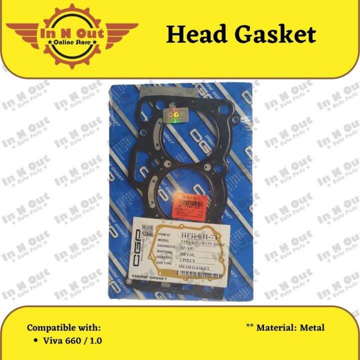 Head Gasket [Perodua Viva 660 / 1.0] Lazada