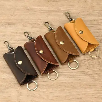 Joyir's Genuine Leather Housekeeper Keychain Zipper Wallets