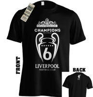 2023 Liverpool Ynwa New Champions League 6 Times Football Club Logo Tshirt Premier League Cotton Not Jersey Tops Tees fashion T-shirt