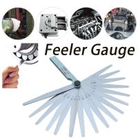 17 Blades Feeler Gauge Metric Gap Filler 0.02-1.00mm Gage Measurment Tool for Moto Engine Valve Adjustment Motorcycle Accessorie