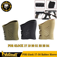 WoSporT Tactical For Glock 17 19 Universal Grip Antislip Rubber Sleeve Holster Accessories