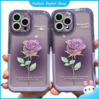 เคสโทรศัพท์ไล่ระดับสีกุหลาบเข้ากันได้กับ Iphone 14/13/12/11ซีรีส์ซอฟต์เชลล์ฝาครอบป้องกัน