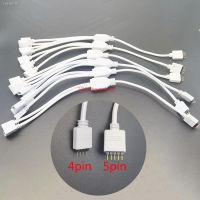 ✧◈❈ 4Pin 5Pin RGB RGBW Connector extension HUB 1 to 2 3 4 Splitter wire Cable For 5050 3528 RGB RGBW LED Strip Light